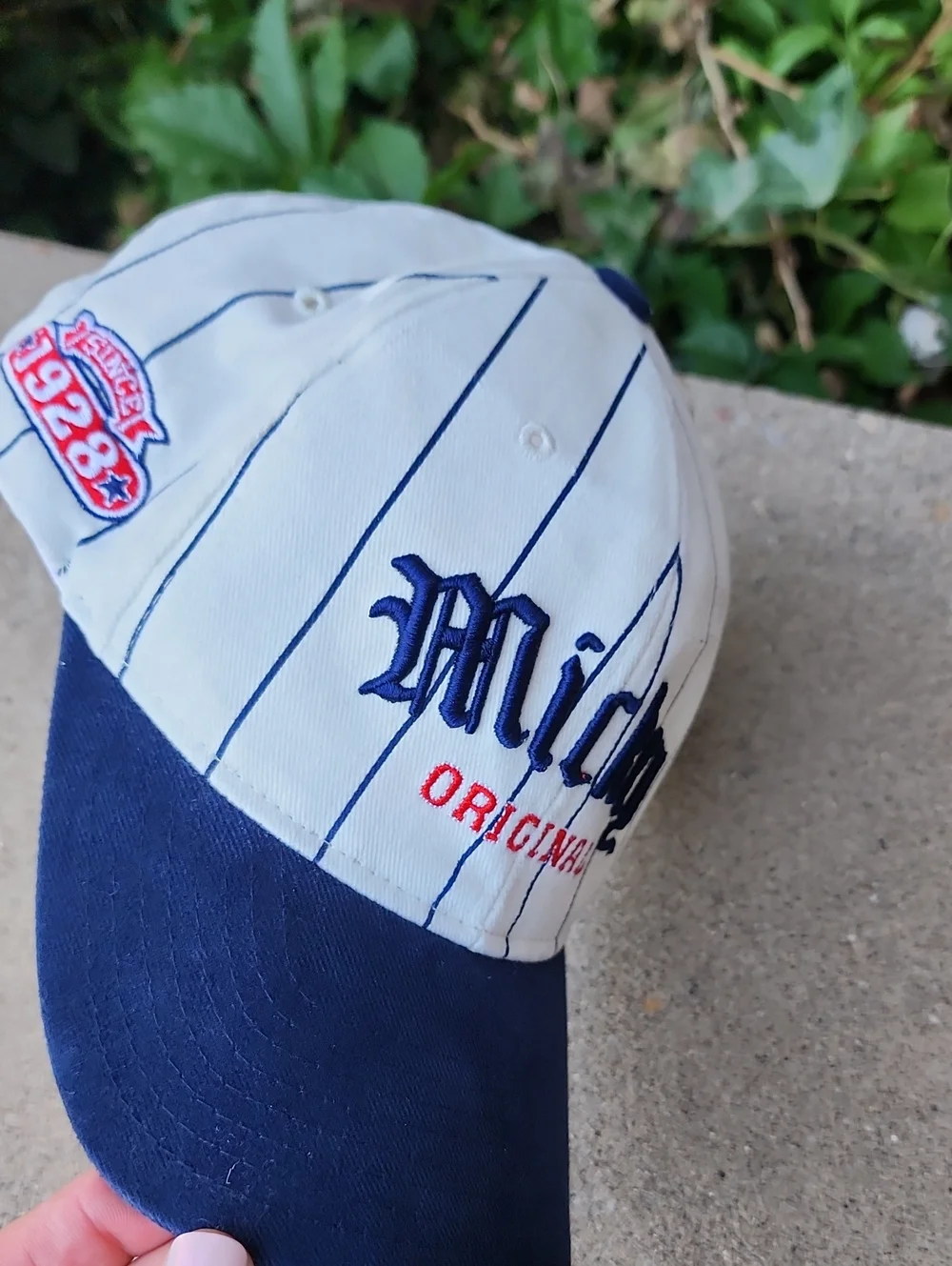 Collectible Mickey Original Adjustable Striped Baseball Hat